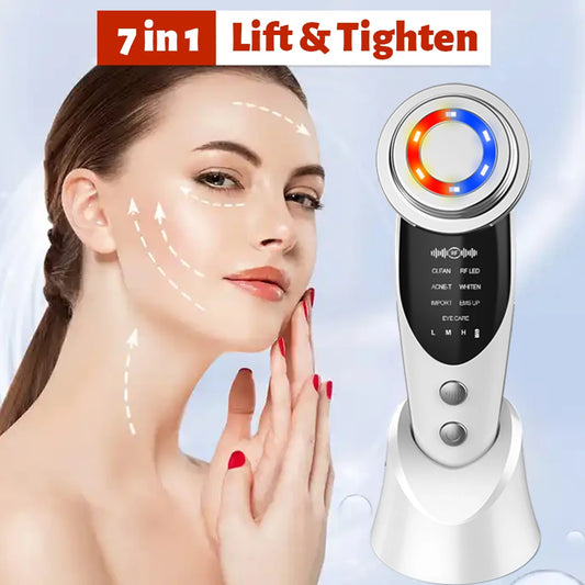 7 in 1 Face Lifting Device EMS RF Microcurrent