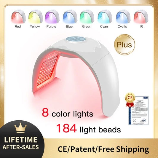 Nano Spray LED Light 8 Color PDT Skin machine