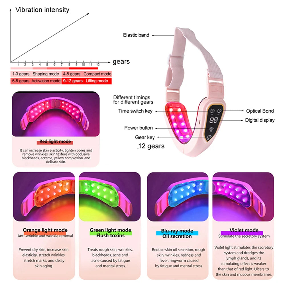 Facial Lifting Device LED Photon Therapy