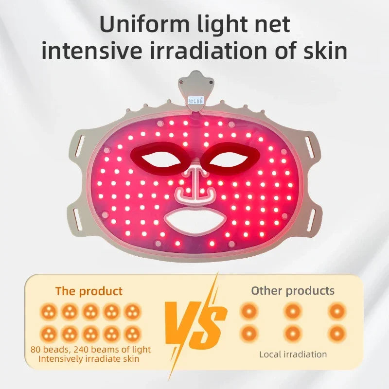 7 Colors 240 Lamp Beads Infrared Led Mask