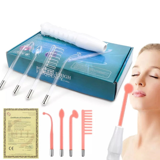 Portable Handheld High Frequency Skin Therapy Wand Machine