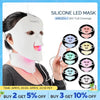 7 Colors LED Light Face Neck Silicone Mask